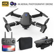 Professional Drone E88 4k  quadrotor helicopter Camera-free children's toys